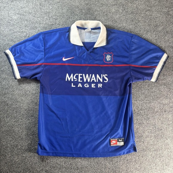 Nike Other - Vintage Rangers Jersey Mens Medium Blue Soccer Football Nike McEwan's Lager 90s